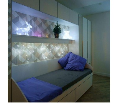 Электрогирлянды NEON-NIGHT (255-015) Гирлянда Айсикл бахрома 1, 8х0,5м белый
