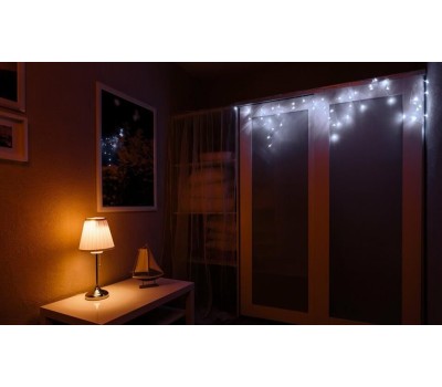 Электрогирлянды NEON-NIGHT (255-015) Гирлянда Айсикл бахрома 1, 8х0,5м белый