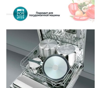 Сковорода НЕВА МЕТАЛЛ ПОСУДА 2528 Байкал д.28