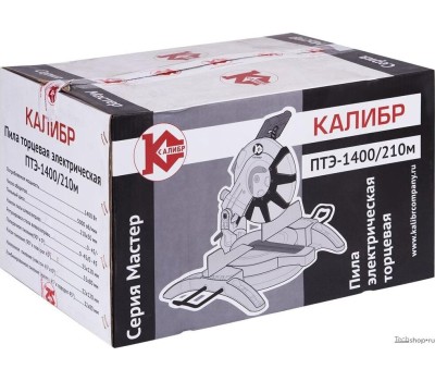 Пила КАЛИБР ПТЭ-1400/210м 1400Вт, 210мм