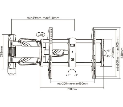 Кронштейн ULTRAMOUNTS UM909 для 37