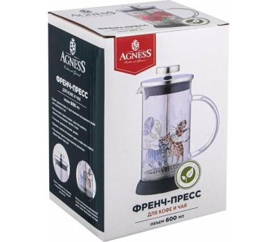 Френч-пресс AGNESS 894-119 600мл
