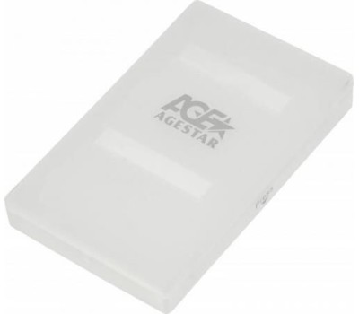 AGESTAR /SSD SUBCP1 SATA USB2.0 пластик белый 2.5