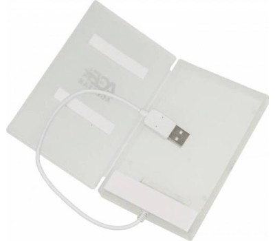 AGESTAR /SSD SUBCP1 SATA USB2.0 пластик белый 2.5