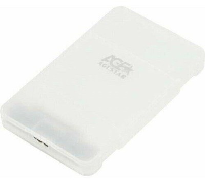 AGESTAR /SSD SUBCP1 SATA USB2.0 пластик белый 2.5
