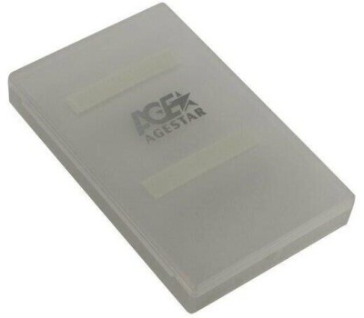 AGESTAR /SSD SUBCP1 SATA USB2.0 пластик белый 2.5