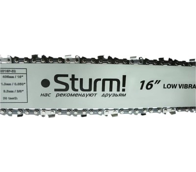Пила электрическа STURM CC2016P Пила электрическая цепная поперечный двигатель, 2.0кВт, шина 16