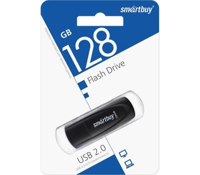 Флэш-напокитель SMARTBUY (SB128GB2SCK) UFD 2.0 128GB Scout Black