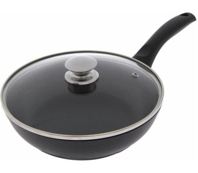 Сковорода KUKMARA с223а а/пр литая 22см стекл/кр