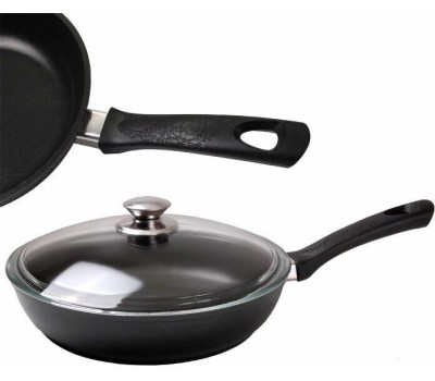 Сковорода KUKMARA с223а а/пр литая 22см стекл/кр