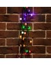 Гирлянда NEON-NIGHT (303-509-6) Мультишарики 17,5мм, 10 м, 80 LED МУЛЬТИ, темно-зеленый ПВХ, IP65, динамика, не соединяется