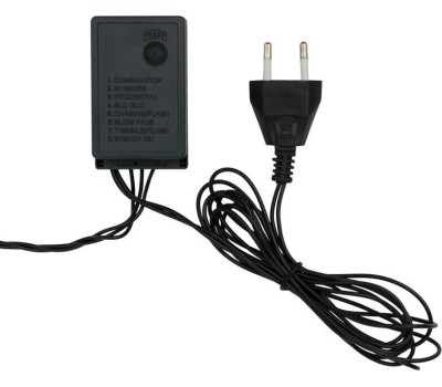 Гирлянда NEON-NIGHT (303-509-6) Мультишарики 17,5мм, 10 м, 80 LED МУЛЬТИ, темно-зеленый ПВХ, IP65, динамика, не соединяется