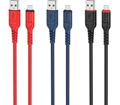 Кабель HOCO (6931474794093) X59m USB 2.4A microUSB 2м красный