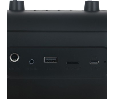 Колонка портативная MONSTER MFS 1 (MS22139) чёрная/оранжевая