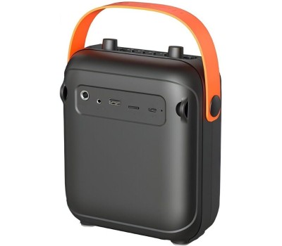 Колонка портативная MONSTER MFS 1 (MS22139) чёрная/оранжевая