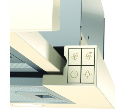Встраиваемая вытяжка GORENJE Вытяжка встраиваемая BHP62CLI слоновая кость управление: кнопочное (1 мотор)