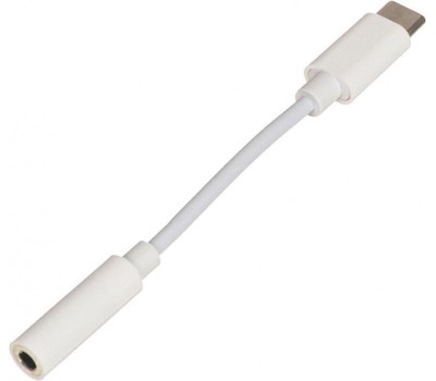 BURO Переходник BHP TPC-JCK Jack 3.5 (f)-USB Type-C (m) белый