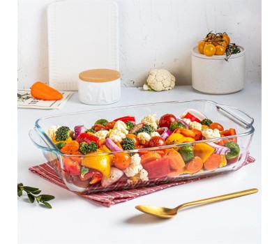 Форма APPETITE BR3 стекл прям 35х20х7см/2,8л глубокая с руч