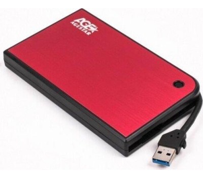 AGESTAR Внешний корпус для HDD/SSD 3UB2A14, красный