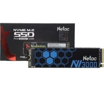 Накопитель SSD NETAC SSD накопитель NV3000 NT01NV3000-2T0-E4X 2ТБ, M.2 2280, PCIe 3.0, NVMe, M.2