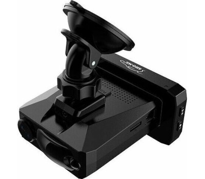 Радар-детектор со встроенным видеорегистратором SHO-ME Видеорегистратор с радар-детектором Combo Raptor WiFi, черный