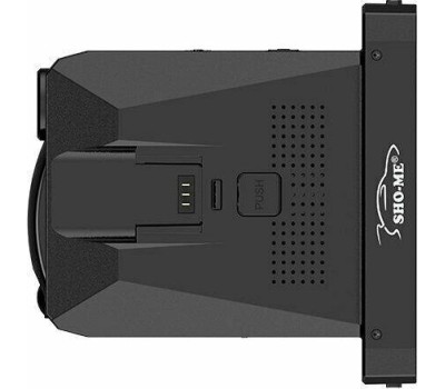 Радар-детектор со встроенным видеорегистратором SHO-ME Видеорегистратор с радар-детектором Combo Raptor WiFi, черный