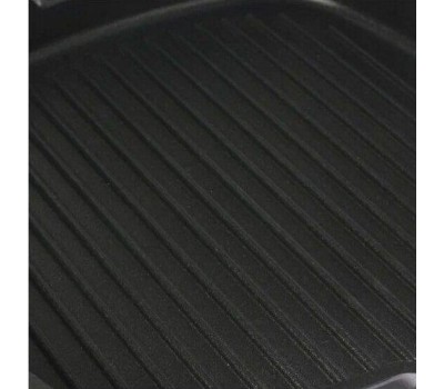 Сковорода KUKMARA Сковорода-гриль а/пр литая 28х28см съемн/руч Темный мрамор ТМ