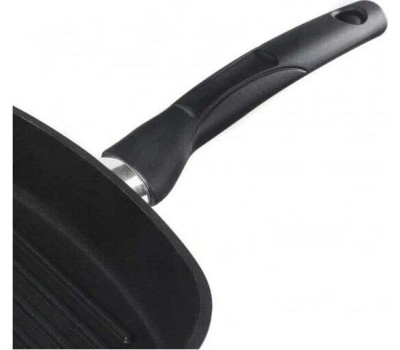 Сковорода KUKMARA Сковорода-гриль а/пр литая 28х28см съемн/руч Темный мрамор ТМ