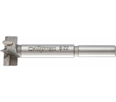Сверло СИБРТЕХ Сверло Форстнера по дереву, 22 мм, цилиндрический хвостовик 704822