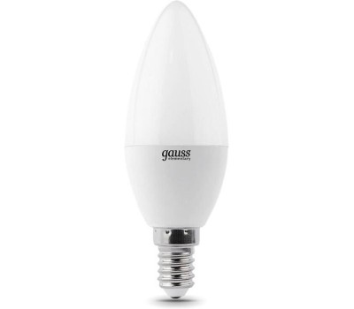 GAUSS Упаковка ламп LED E14, свеча, 6Вт, 10 шт. [33116]