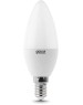 GAUSS Упаковка ламп LED E14, свеча, 6Вт, 10 шт. [33116]
