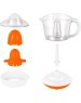 KITFORT Соковыжималка КТ-1148-2, цитрусовая, белый и оранжевый