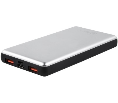 REDLINE Внешний аккумулятор (Power Bank) PDP-3A, 10000мAч, серебристый [ут000018984]