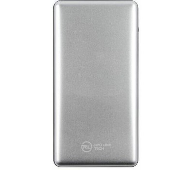 REDLINE Внешний аккумулятор (Power Bank) PDP-3A, 10000мAч, серебристый [ут000018984]