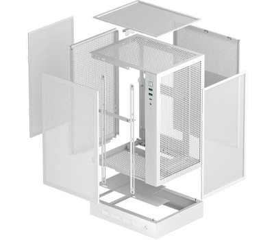 Корпус для ПК DEEPCOOL Корпус miniITX CH170 Digital, Mini-Tower, без БП, белый [r-ch170-whnpi0d-g-1]