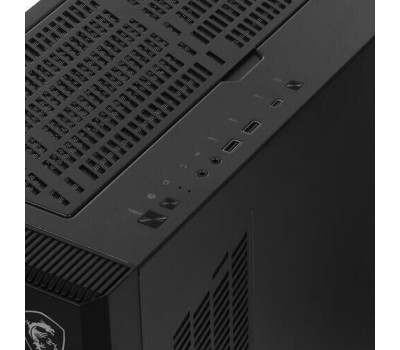 Корпус для ПК MSI Корпус MPG VELOX 100P AIRFLOW 2xUSB 3.0, 1xType C, 1x120mm ARGB Fan, 3x120mm Black Fan, ARGB Control Board, Tempered Glass Window, Plastic Mesh, Brown box (829292)