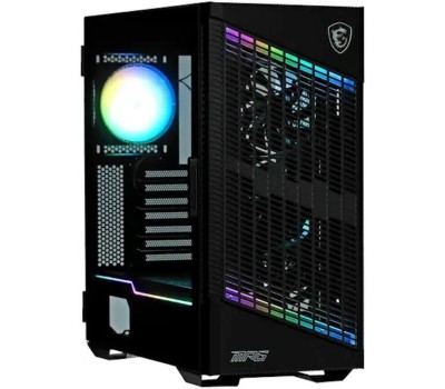 Корпус для ПК MSI Корпус MPG VELOX 100P AIRFLOW 2xUSB 3.0, 1xType C, 1x120mm ARGB Fan, 3x120mm Black Fan, ARGB Control Board, Tempered Glass Window, Plastic Mesh, Brown box (829292)