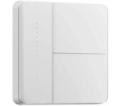 AQARA Умный выключатель Z1 Pro ZNQBKG43LM, двухклавишный, белый [znqbkg43lm_wh]