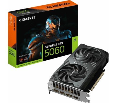 Видеокарта GIGABYTE Видеокарта PCIE16 RTX5060 8GB GV-N5060WF2MAX OC-8GD