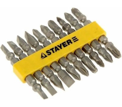Набор бит STAYER MASTER 2605-H10_z01 набор бит в держателе (уп.10шт)