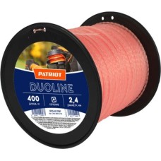 Леска PATRIOT 805401181 D 2,4 мм L 400 м (скрученный квадрат, двухцветная)
