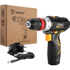 Дрель-шуруповерт DEKO GCD12DU3 Li-Ion со съемным патроном, 32 Нм, 1х1.5 Ач, з/у 063-4114