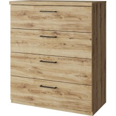 Комод АНРЭКС DOORSET, Комод 4S. Цвет ДУБ НАВАРРА