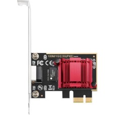 Адаптер PCI-E CUDY PE25 красный