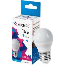 Светодиодная лампа цоколь Е27 КОСМОС LkecLED14wGL45E2745 14W/E27/4500K