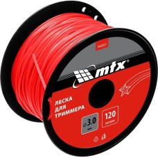 MTX Леска для триммера звезда 3,0 мм х 120 м, на катушке 96882