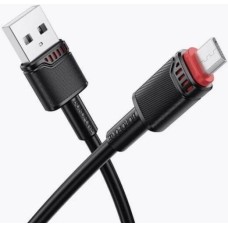 Кабель BOROFONE (6941991120725) BX110m USB 2.4A для micro USB - 1 м , черный
