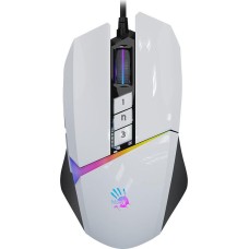 A4TECH Мышь проводная Bloody W60 Max, игровая, оптическая, USB, 10000dpi, белый [w60 max (panda white)]