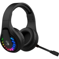 A4TECH Гарнитура игровая Bloody GR230, для компьютера, мониторные, bluetooth, черный
