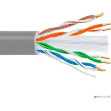 5bites Кабель US6575-305A витая пара UTP / SOLID / 6CAT / 23AWG / CCA / PVC / GREY / 305M